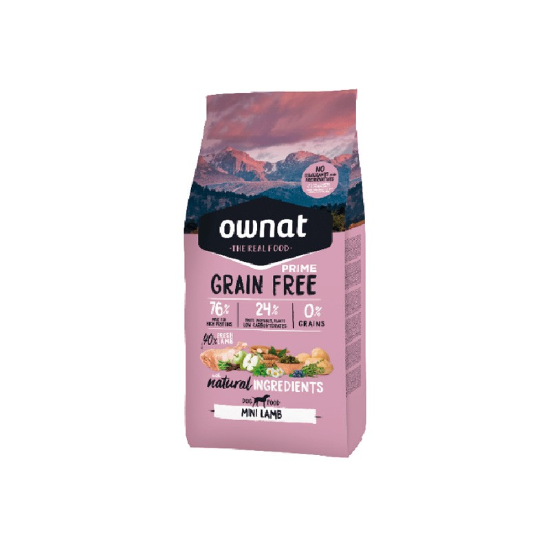 OWNAT GRAIN FREE MINI ADULT CHIEN 3KG