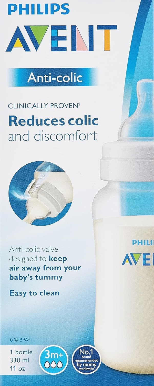 AVENT BIBERON ANTI COLIQUE 3M+ 330ML SCF816/61