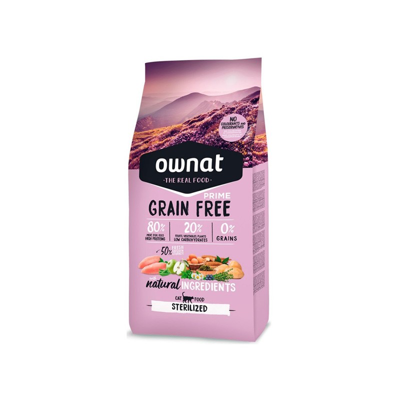 OWNAT GRAIN FREE POUR CHAT 3KG
