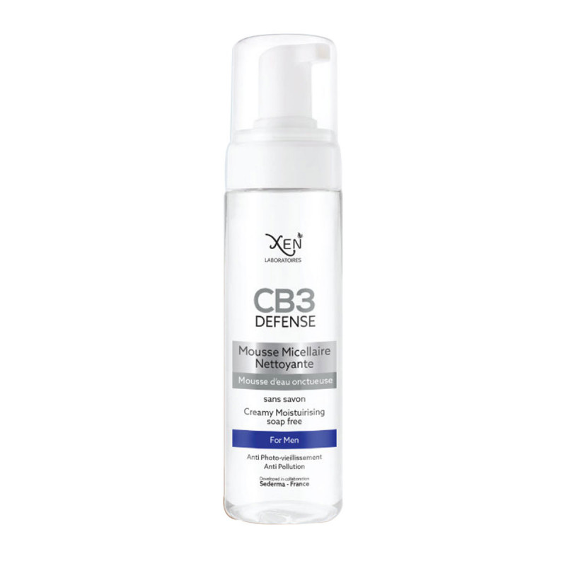 XEN CB3 DEFENSE MOUSSE MICELLAIRE NETTOYANTE FOR MEN 200ml