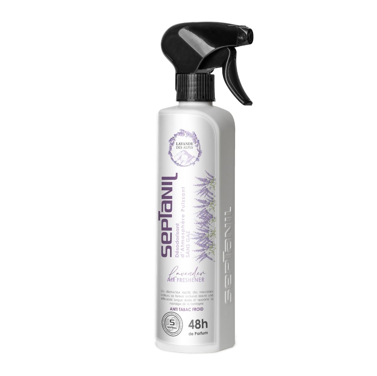 SEPTANIL DESODORISANT D'ATMOSPHERE PUISSANT LAVANDE D'ALPES 500ML