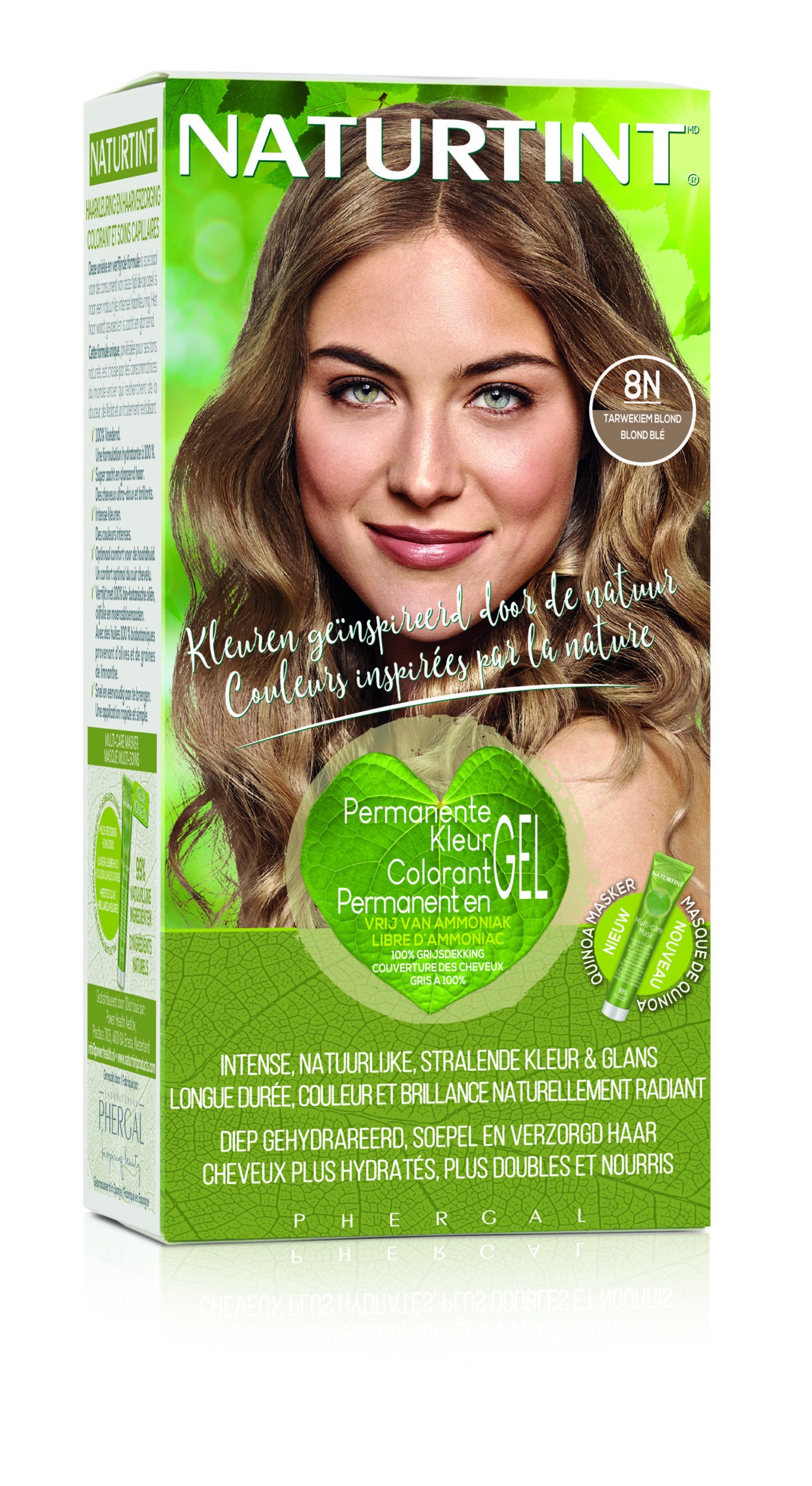 NATURTINT COLORATION PERMANANTE 8N BLOND BLÉ 170 ML