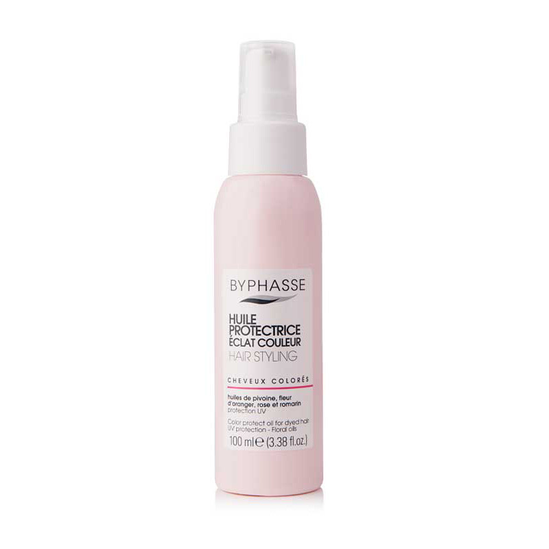 BYPHASSE HUILE PROTECTRICE ECLAT COULEUR, CHEVEUX COLORES 100ML