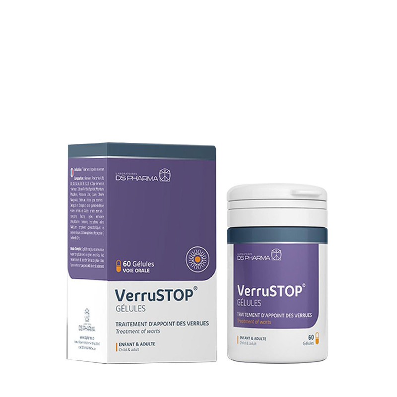 VERRUSTOP TRAITEMENT D'APPOINT DES VERRUES 60 GELULES