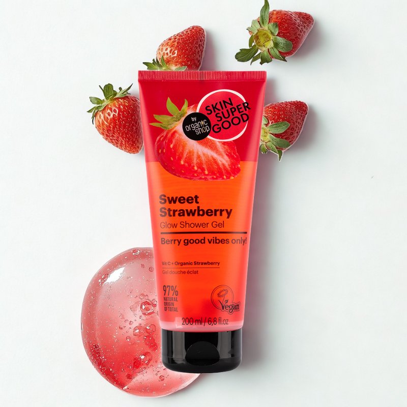 ORGANIC SHOP GEL DOUCHE A LA FRAISE DOUCE 200ML