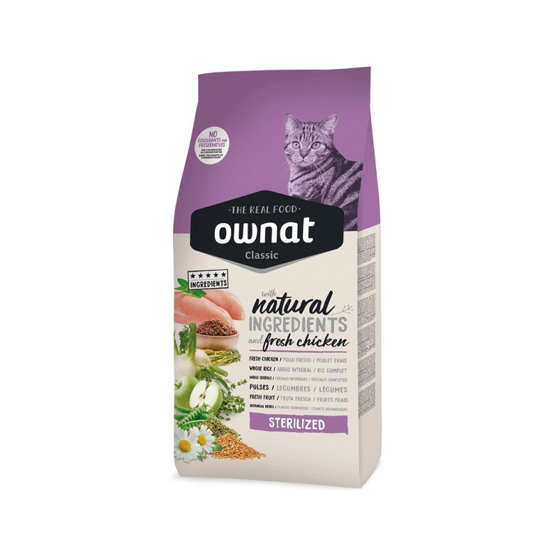 OWNAT CLASSIC CHAT STERILISE AU POULET