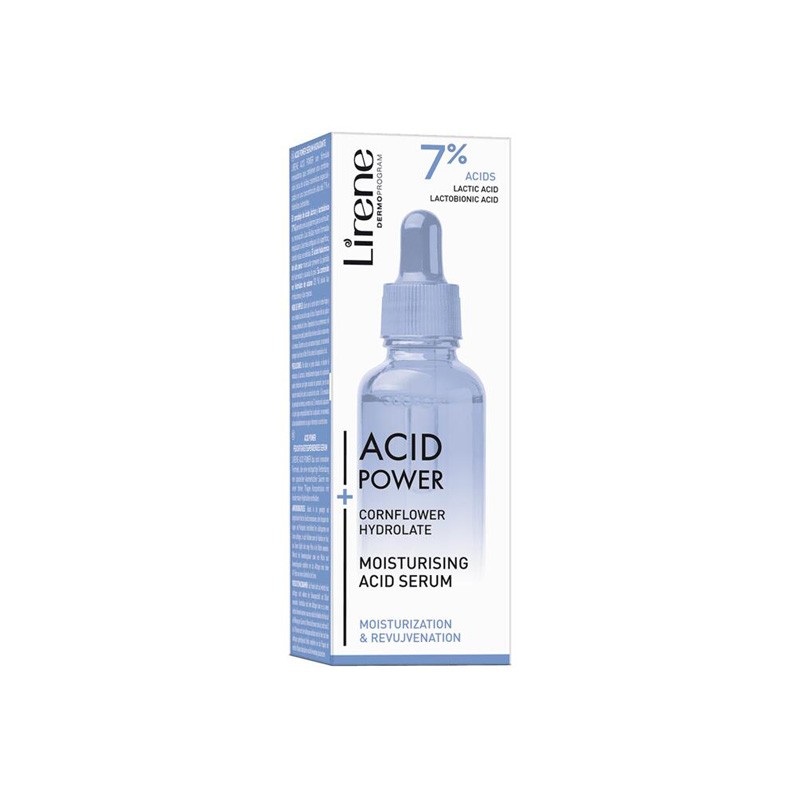 LIRENE ACID POWER SERUM HYDRATANT A l'HYDROLAT DE BLUET 30ML