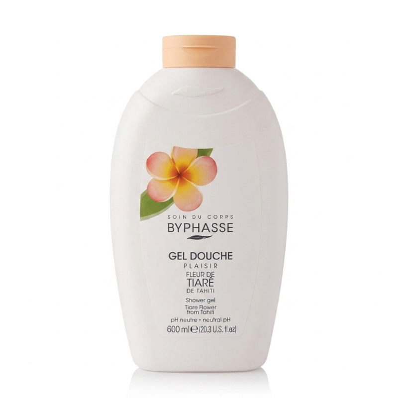 BYPHASSE GEL DE DOUCHE FLEUR DE TIARE DE TAHTI 600ML