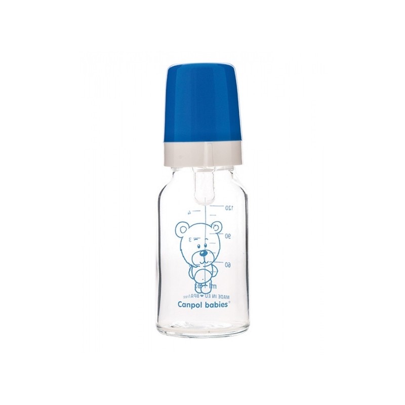 CANPOL BABIES BIBERON VERRE 120ML TETINE SILICONE 3M+ 42/202