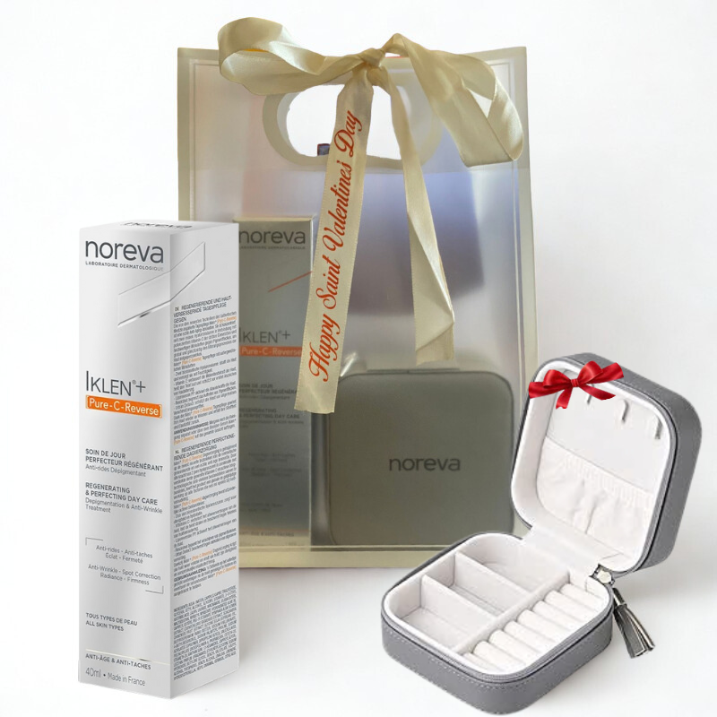 NOREVA COFFRET IKLEN+ PURE C REVERSE SOIN DE JOUR PERFECTEUR REGENERANT 40 ML+PORTE BIJOUX (OFFERT)