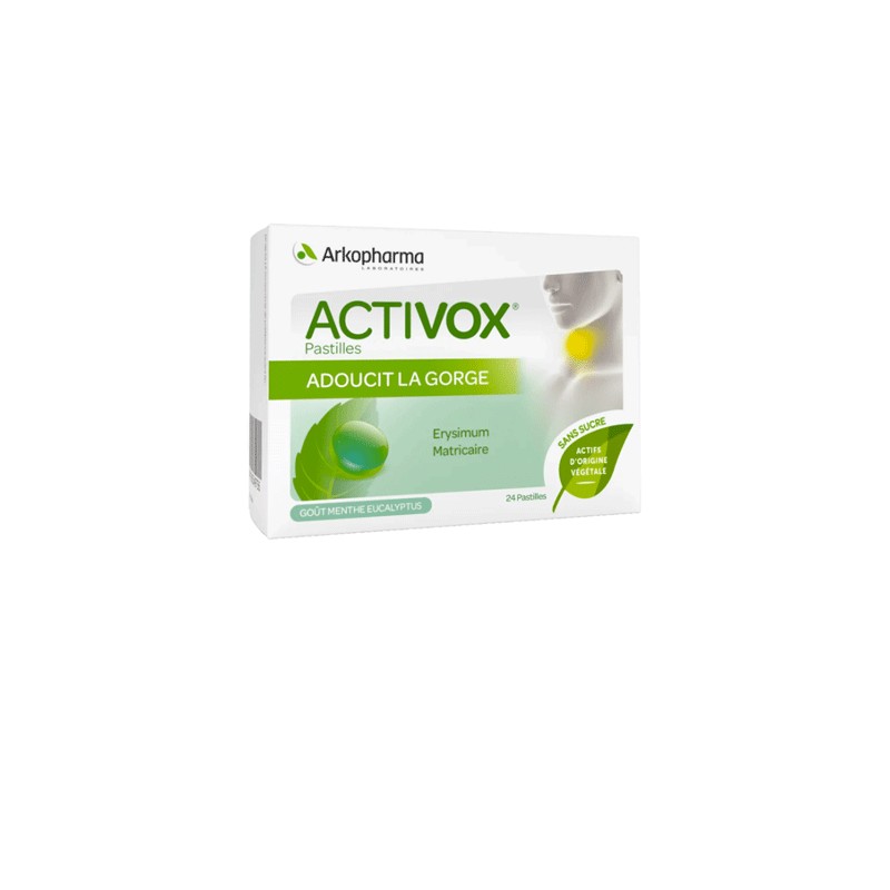 ARKOPHARMA ACTIVOX MENTHE EUCALYPTUS 24 PASTILLES